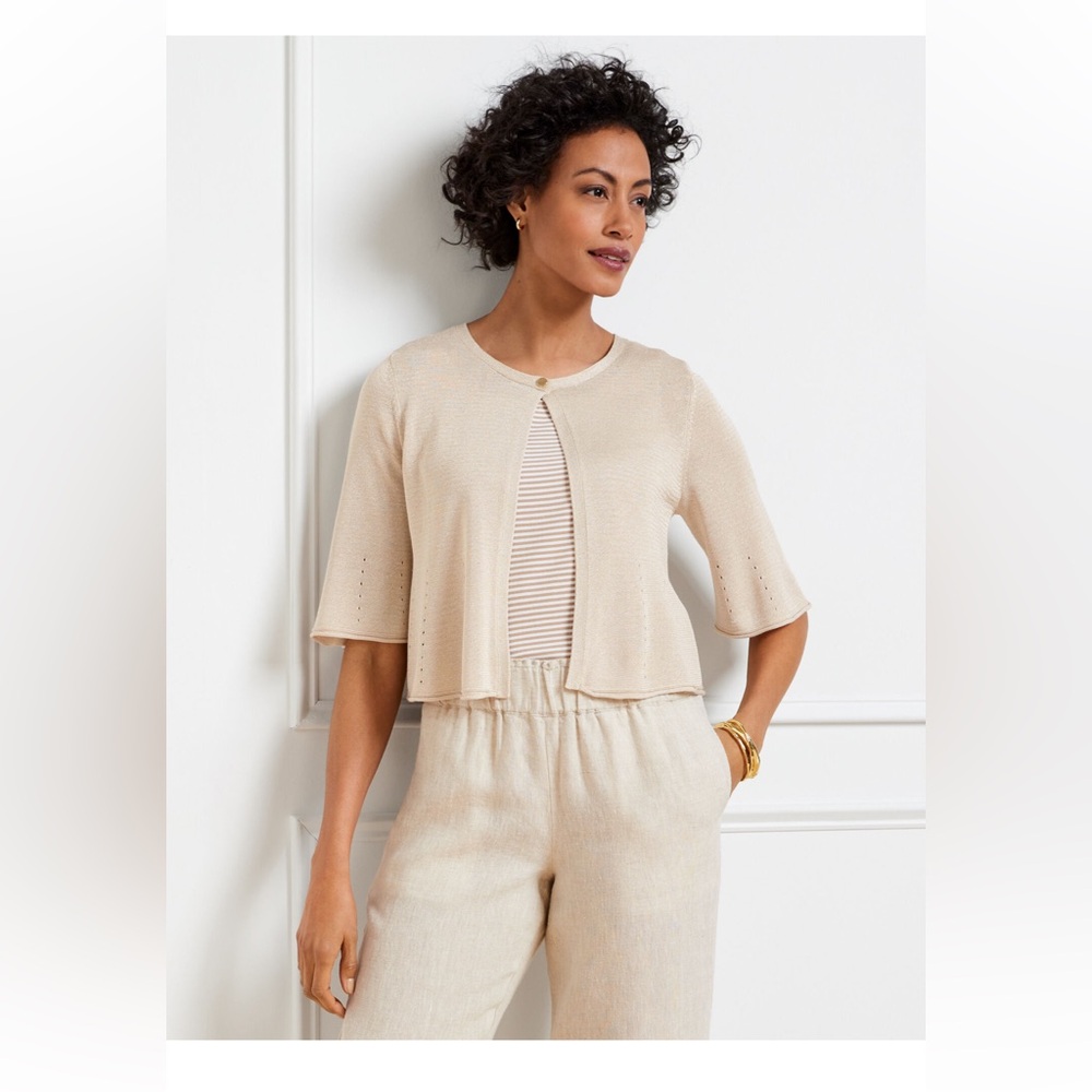 Talbots SHIMMER SHRUG NWT